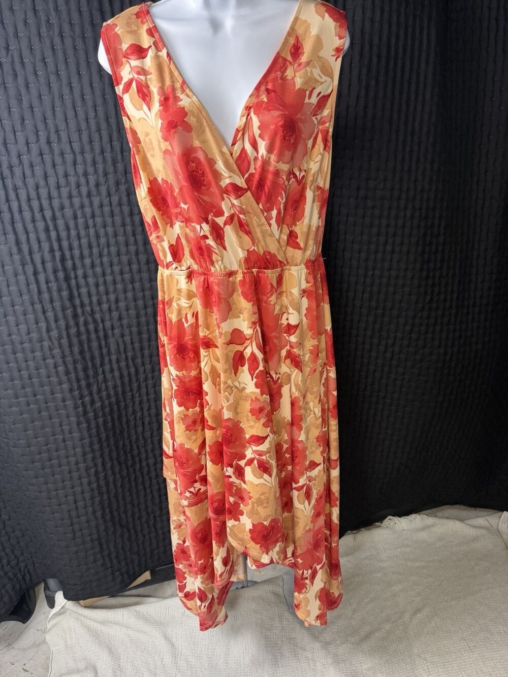 Love squared Floral High low Sleeveless Dress Size 1x-#923
